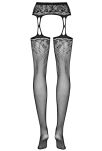 S206 Garter Stockings Czarne S/M/L Obsessive - 5