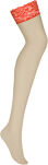 838-Sto-3 Pończochy Czerwone S/M Obsessive - 4