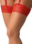 838-Sto-3 Pończochy Czerwone S/M Obsessive - 3