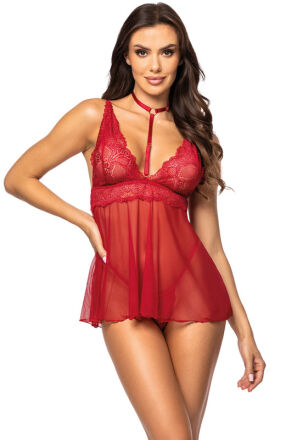 Milana babydoll cherry Koszulka i stringi
