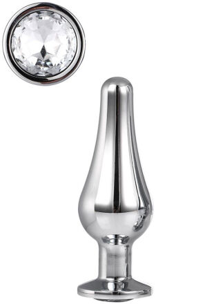 Korek Analny Gleaming Love Silver Pleasure Plug S Dreamtoys