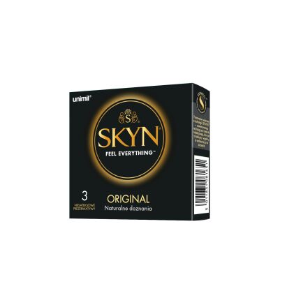 Skyn Original Prezerwatywy Nielateksowe 3 Szt. Unimil