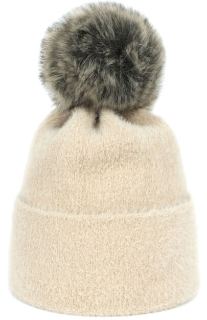 Soft & Fluffy Czapka Jasny Beż