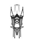 Dominna gorset i stringi otwarte 2XL/3XL Obsessive - 6