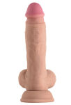 Dildo Model A 19 Cm Dong With Balls Pine Shaft - 2