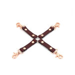 Liebe Seele uprząż bondage Wine Red Hogtie - 2