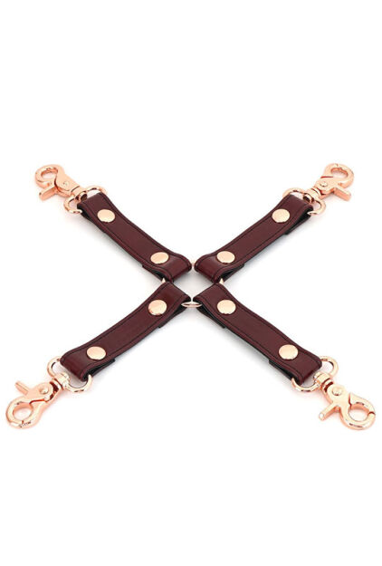 Liebe Seele uprząż bondage Wine Red Hogtie