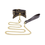 Obróżka Ze Smyczą Vogue Studded Collar And Leash Taboom - 3