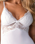810-BAB-2 babydoll biały  S/M Obsessive - 3