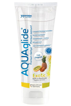 Lubrykant Wodny O Smaku Owoców Egzotycznych Aquaglide Exotic 100 Ml JoyDivision