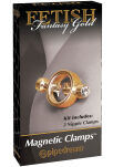 Zaciski Na Sutki Fetish Fantasy Gold Magnetic Clamps Pipedream - 4