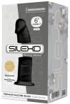 Silikonowe Dildo Model 2 15 Cm Black Silexd - 3