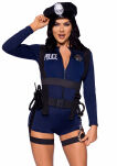 Kostium Policjantki Flirty Cop Romper Xs Leg Avenue - 4