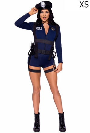 Kostium Policjantki Flirty Cop Romper Xs Leg Avenue