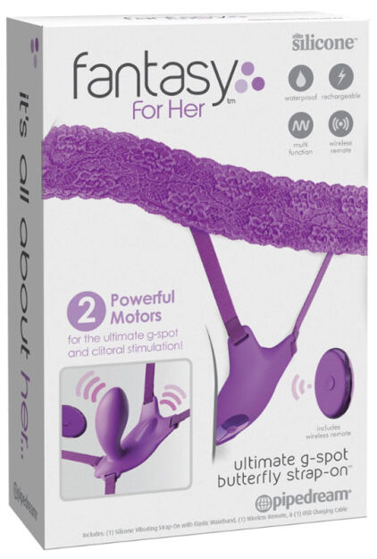 Stymulator Punktu G Z Paskiem Ultimate G-Spot Butterfly Strap-On Pipedream