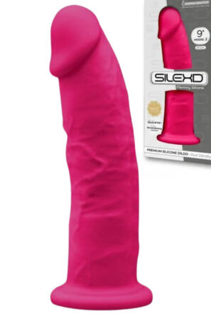 Silikonowe Dildo Model 2 23 Cm Fucsia Silexd