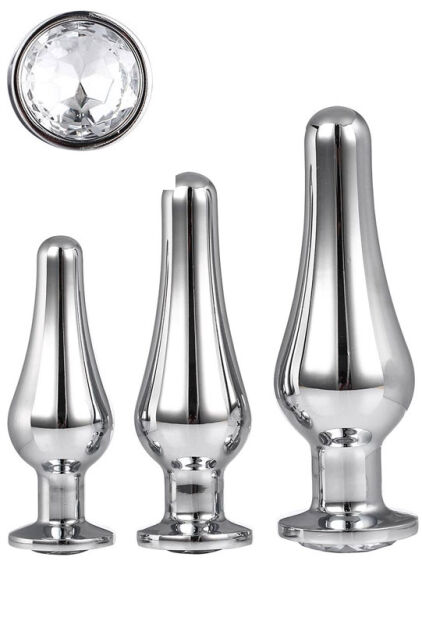 Zestaw Korków Gleaming Love Pleasure Set Silver Dreamtoys