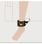 Pasy Do Krępowania Nóg Mocowane Pod Drzwiami Upko Under The Door Ankle Restraints UPKO - 3