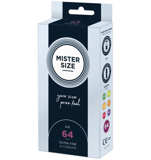 Mister.Size Condoms 64 mm 10 Pieces