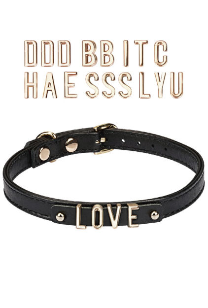 Liebe Seele DIY Choker with 21 Removable Letters