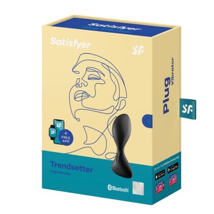 Wibrator Plug-Vibrator Trendsetter Connect App Black Satisfyer