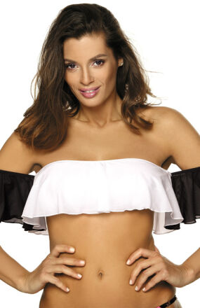 Grace M-488 Bianco-Nero Top kąpielowy