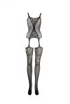 Bodystocking Fishnet And Lace Black 022 Os Le Désir - 5