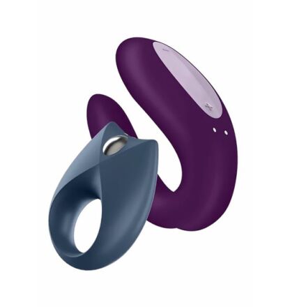 Zestaw Wibrator I Pierścień Erekcyjny Partner Box 2 Satisfyer