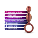 Korek Analny Matrix Duo Loop Plug Copper ANAL ADVENTURES - 4
