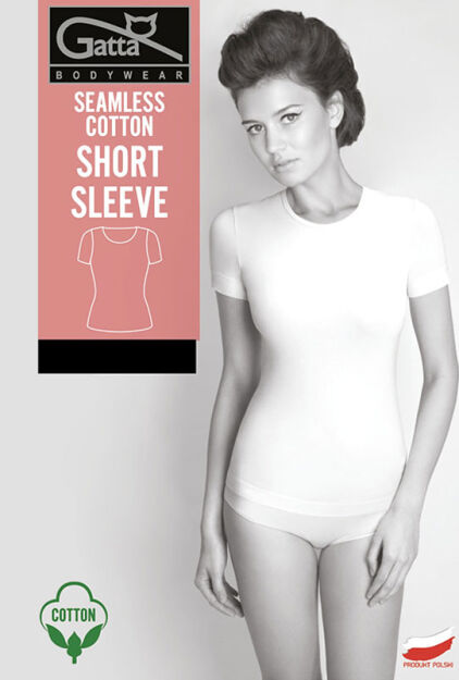 Gatta Seamless Cotton Short Sleeve Bluzka