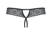 Shibu stringi otwarte czarne L/XL Obsessive - 6