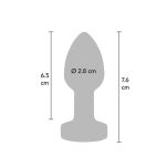 Wibrujący korek analny The Glider Vibrating Plug Small Toy Joy - 3