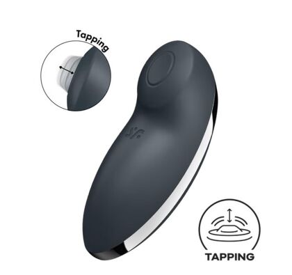 Stymulator łechtaczki Tap & Climax 2 grey Satisfyer