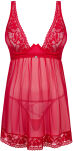 Lacelove Babydoll Koszulka i stringi - 5