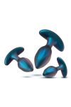 Zestaw korków analnych Matrix Cosmos Plug Kit Lunar Blue Blush - 3