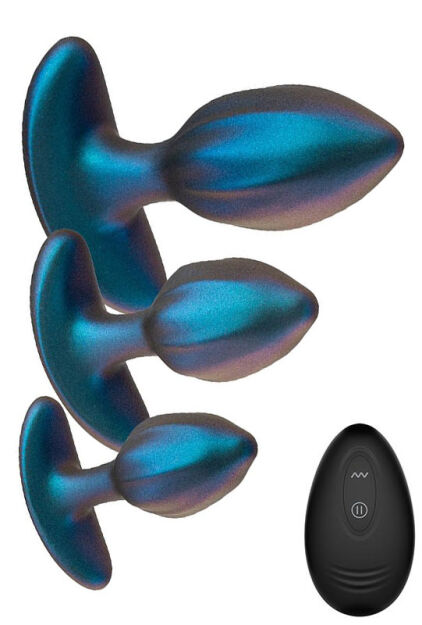 Zestaw korków analnych Matrix Cosmos Plug Kit Lunar Blue Blush