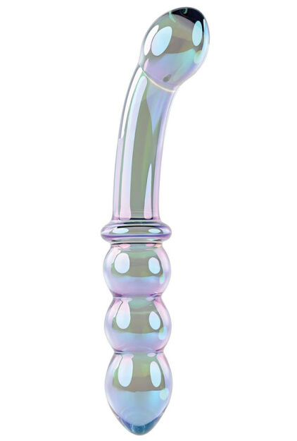 Dwustronny Szklany Masażer Lustrous Galaxy Wand Gender X