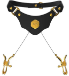 Obroża Collar With Pulling Nipple Clamps UPKO - 2