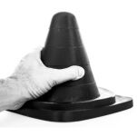 Korek analny AB68 Small Cone 19 x 13cm All Black - 2