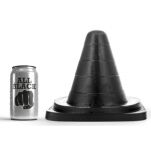 Korek analny AB68 Small Cone 19 x 13cm All Black - 4