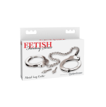 Kajdanki Fetish Fantasy Series Metal Leg Cuffs Silver Pipedream - 4