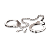 Kajdanki Fetish Fantasy Series Metal Leg Cuffs Silver Pipedream - 2