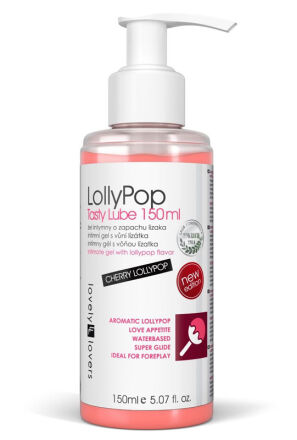 Lollypop Tasty Lube Lubrykant Jadalny 150 Ml Lovely Lovers