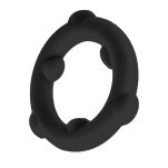 Pierścień erekcyjny [SIL] SPINNER Cockring Black Oxballs - 3