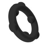 Pierścień erekcyjny [SIL] SPINNER Cockring Black Oxballs - 4