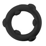 Pierścień erekcyjny [SIL] SPINNER Cockring Black Oxballs - 2