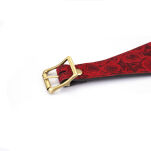 Kinbaku Ukiyoe Red Rosy Leather Strap On Harness Liebe Seele - 5