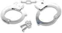 Kajdanki Fetish Fantasy Series Official Handcuffs Silver Pipedream - 2