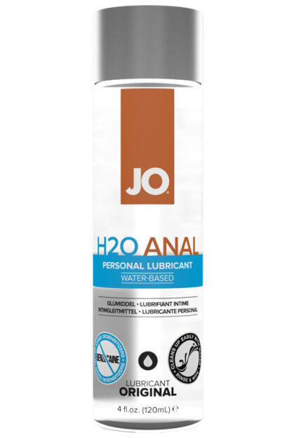Analny Lubrykant Wodny Anal H2O Lubricant 120 Ml System JO
