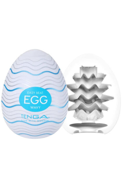 Masturbator jednorazowy Egg Wavy Tenga